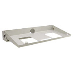 Полка клавиатурная Zpas, неперфорированная, откидная, 1U, глубина 465 мм, нагрузка до 45 кг, для шкафов и стоек, цвет: серый