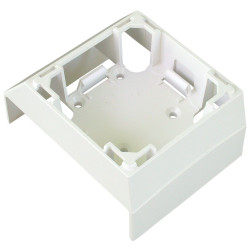 Суппорт Efapel Серия 10, фронтальный для мини-канала, ширина: 75, цвет: белый, для 47 серии