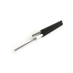 Кабель волоконно-оптический Hyperline, Loose tube, 4хОВ, OM1 62,5/125мм, PE, d 12,9, 1м, цвет: чёрный