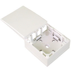 Суппорт Efapel Серия 10, боковой для мини-канала, глубина: 20, h=75, цвет: белый, для 47 серии