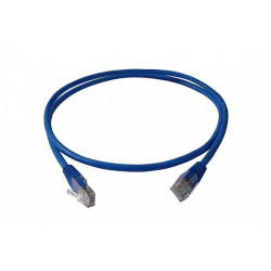 Шнур коммутационный Eurolan, неэкранированный, RJ45/RJ45, кат. 6, LSZH, 3м, синий