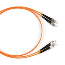 Коммутационный шнур оптический NTSS Tight Buffer, Duplex FC/FC, OM2 50/125, PVC, 10м, чёрный хвостовик, цвет: оранжевый