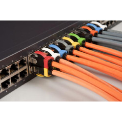 Элемент цветовой кодировки коммутационных шнуров Nexans LANsense, белый, 50 шт