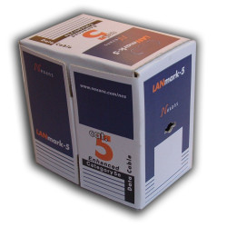 Кабель витая пара Nexans LANconnect/LANmark-5, U/UTP, 4 пар., кат. 5e, 155МГц, D 4,9 мм , AWG24, PVC, 305м, бухта, цвет: серый