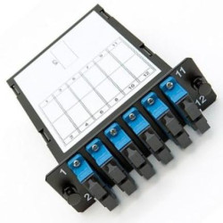 Кассета MPO Nexans LANmark-OF MPO, Low Loss, 12хОВ, SC (SM), OS2 9/125, цвет: чёрный