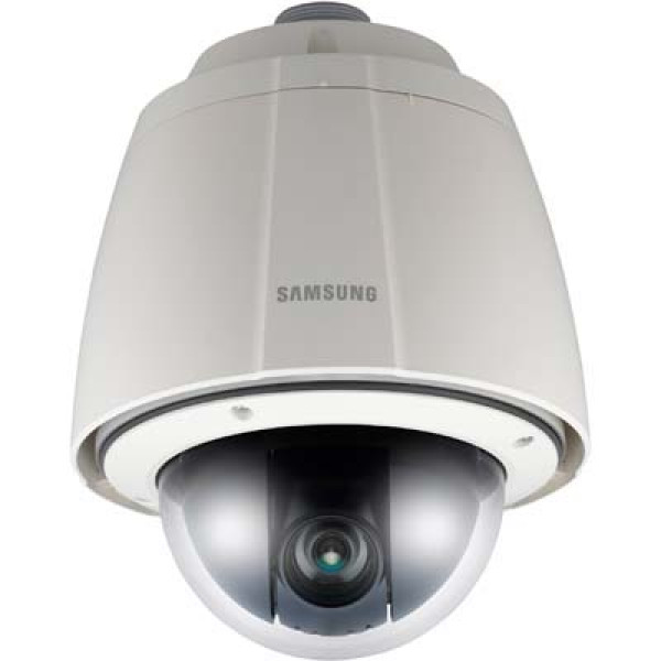 Сетевая IP видеокамера Samsung, купольная, улица, матрица 1/3, ИК-фильтр, цв:1 лк, ч/б:0,08 лк, цвет: слоновая кость, (SNP-6200RHP)
