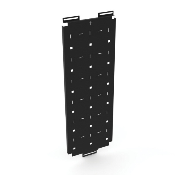 Кабельный органайзер Siemon, 16HU, вертикальный, для шкафов VersaPOD Г-1200мм, цвет: чёрный