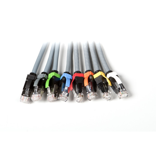 Шнур коммутационный Nexans LANmark-5, неэкранированный, RJ45/RJ45, кат. 5е, PVC, 1м, серый
