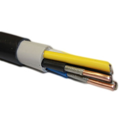 Кабель силовой Rexant, ВВГ-нг(А)-FRLS, 5 х 2,5мм?, PVC, цвет: чёрный