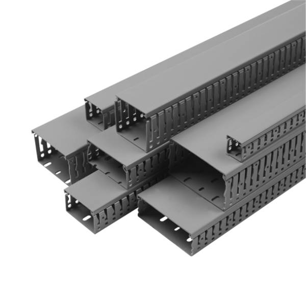 Перфорированный кабельный короб Efapel Серия 14 60x40, без перегородок, серый