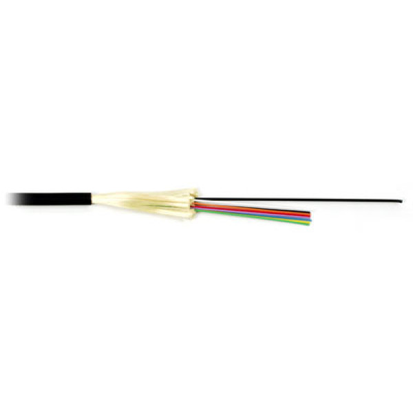 Кабель волоконно-оптический Hyperline, Tight Buffer, 8хОВ, OM2 50/125мм, LSZH, d 6,6, 1000м, цвет: чёрный