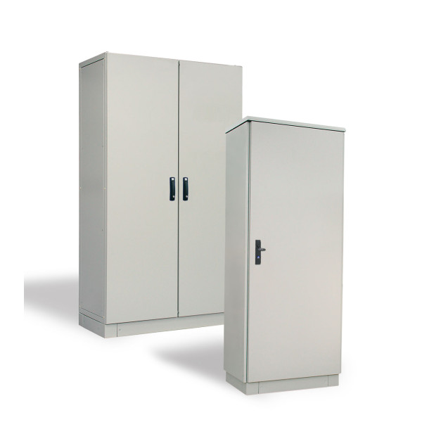 Шкаф электротехнический напольный Zpas SZE2, IP54, 2000х600х600 (ВхШхГ), дверь: стекло, цвет: серый, (WZ-1951-01-11-011)