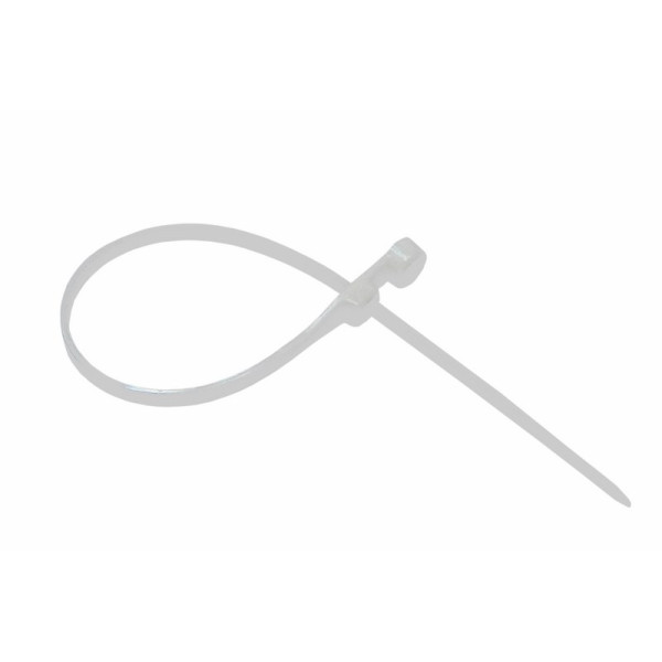 Стяжки кабельные под винт Rexant, 3,5х100 мм, 100 шт, цвет: белый