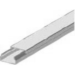 Кабель-канал Рувинил 20х10, без перегородок, с крышкой, белый