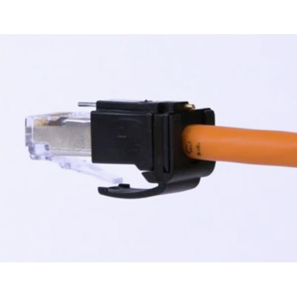 Шнур коммутационный Nexans LANsense, экранированный, RJ45/RJ45, кат. 6A, LSZH, 5м, оранжевый