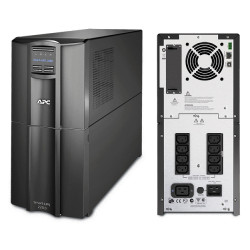 ИБП APC Smart-UPS, 2200ВА, линейно-интерактивные, напольный, 196х546х432 (ШхГхВ), 230V, 10U, однофазный, Ethernet, (SMT2200I)