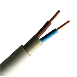 Кабель силовой Nexans, NYM-O, 2 х 2,5мм?, PVC, цвет: серый
