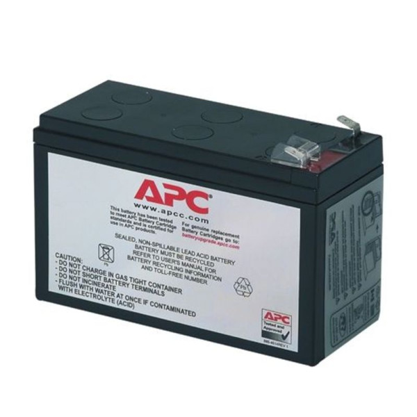 Аккумулятор для ИБП APC, 102х48х140 (ШхГхВ), свинцово-кислотный с загущенным электролитом, цвет: чёрный, (APCRBC106)
