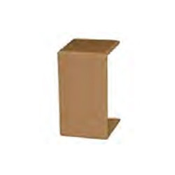 Заглушка Рувинил, боковой для кабель-канала, ширина: 40, h=25, цвет: коричневый