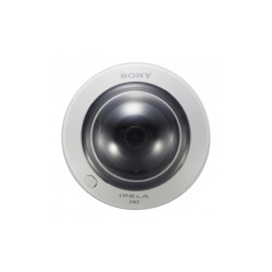 Сетевая IP видеокамера Sony, купольная, помещение/улица, х12, матрица 1/3, цв:0,06 лк, ч/б:0,05 лк, цвет: белый, (SNC-EM630)