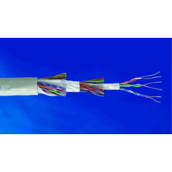 Кабель многопарный AMP, U/UTP, 25 пар., кат. 5е, PVC, 305м, катушка, внутри зданий, цвет: серый