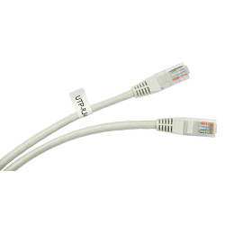 Шнур коммутационный Siemon, неэкранированный, RJ45/RJ45, кат. 6, LSZH, 5м, белый, (LP6-05M-02)