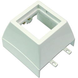 Суппорт Efapel Серия 10, фронтальный для мини-канала, ширина: 75, цвет: белый, для серии Q45