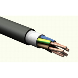 Кабель силовой Электрокабель НН, ВВГ-нг(А), 5 х 1,5мм?, PVC, цвет: чёрный