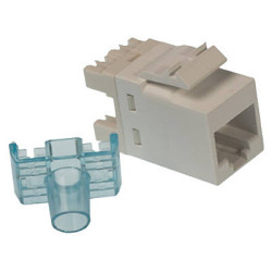 Модуль универсальный AMP, keystone, 1хRJ45, 180°, кат. 5е, неэкр., 1 шт, цвет: бежевый, без пылезащитной крышки