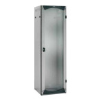 Шкаф телекоммуникационный напольный Schneider Electric, 42U, 2000х600х600 (ВхШхГ), дверь: стекло, цвет: серый, (NSYVDA42U66E)