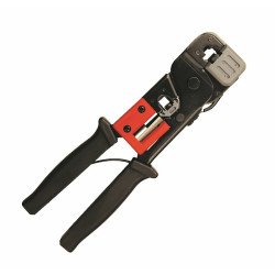 Инструмент для обжима проводников Rexant, RJ-45 8P8C, RJ-12 6P6C, RJ-11 6P4C; 6P2C, профессиональный, (12-3435)