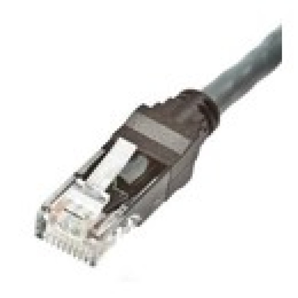 Шнур коммутационный Nexans LANmark-6 10G, экранированный, RJ45/RJ45, кат. 6, 500 МГц, LSZH, 2м, серый