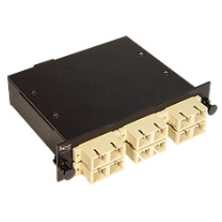 Кассета MPO Nexans LANmark-OF MPO, Standard, 12хОВ, SC (SM), OS2 9/125, цвет: чёрный