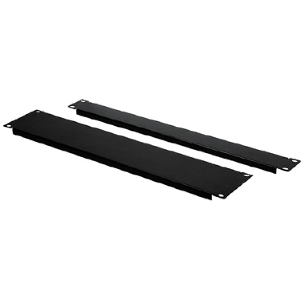 Фальш-панель Zpas, неперфорированная, 19, 1HU, плоская, сталь, цвет: чёрный