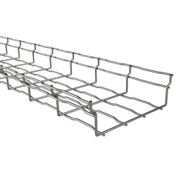 Проволочный лоток Basor, стандартный, 600х65х3000 (ШхВхД), сталь, электроцинк