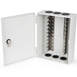 Коробка распределительная Hyperline, 100 плинт., 6 HU, IP 30