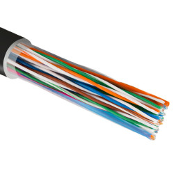 Кабель многопарный Rexant, U/UTP, 25 пар., кат. 5, PE, 305м, катушка, снаружи зданий, цвет: чёрный