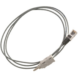 Шнур коммутационный телефонный Nexans, неэкр., LSA/RJ45, пар: 2, PVC, 1.5м, серый