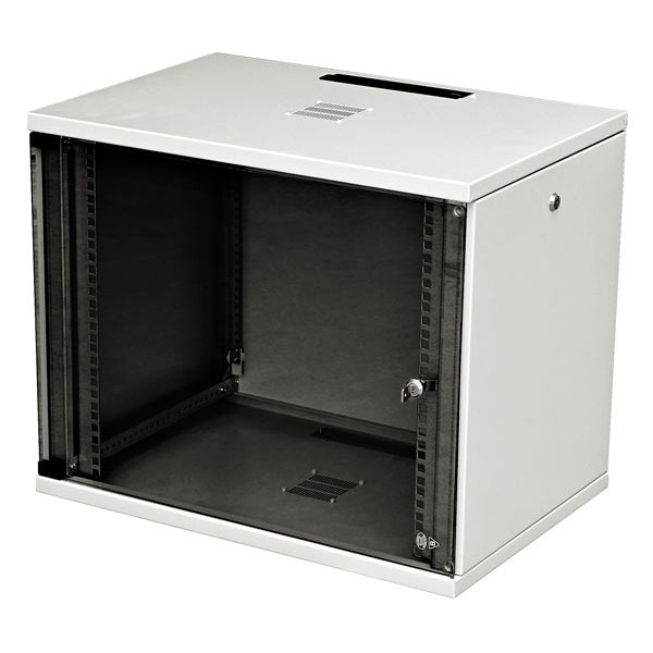 Шкаф телекоммуникационный настенный Zpas SU, 19, 12U, 604х600х500 (ВхШхГ), дверь: металл, сварной, цвет: серый, (с открывающимися стенками)