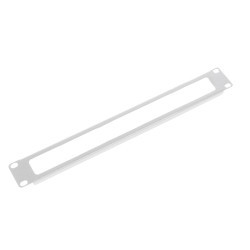 Организатор коммутационных шнуров Canovate, 19, 1HU, 483х9х44 (ШхГхВ), горизонтальный, для шкафов, цвет: серый