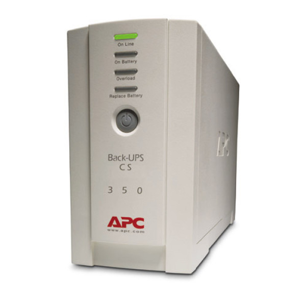 ИБП APC Back-UPS, 350ВА, линейно-интерактивные, напольный, 91х284х165 (ШхГхВ), 230V, однофазный, (BK350EI)