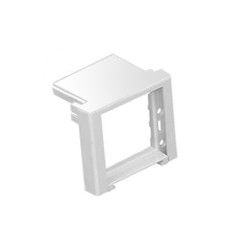 Заглушка Efapel, боковой для адаптера, ширина: 62, h=54, модулей: 2, цвет: белый, под модули серии Q45 для блока с адаптером