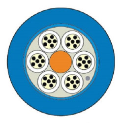 Кабель волоконно-оптический Siemon XGLO, Tight Buffer, 36хОВ, OM4 50/125мм, LSZH, d 10,5, цвет: синий