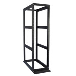 Стойка открытая 19 Hyperline, серверная, 30U, 550х800х1485 (ШхГхВ), двухрамная, цвет: чёрный