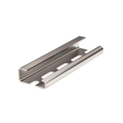 DIN-рейка DKC G1F, перфорированная, 32х15х2000 (ШхВхД), толщина: 1,5 мм, Тип G