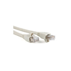 Шнур коммутационный Siemon, экранированный, RJ45/RJ45, кат. 5е, LSZH, 3м, серый, (MC5S-03M-04LB)