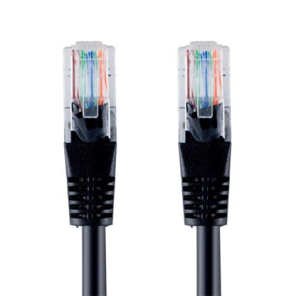 Шнур коммутационный Siemon, неэкранированный, RJ45/RJ45, кат. 6, LSZH, 7.5м, чёрный, (MC6-7.5M-01)