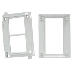 Суппорт Efapel Серия 16, боковой для кабель-канала, ширина: 60, модулей: 2, цвет: белый