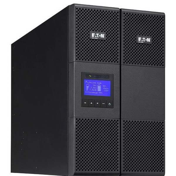 ИБП Eaton 9SX, 11000ВА, линейно-интерактивные, универсальный, 260х700х440 (ШхГхВ), 230V, 10U, однофазный, Ethernet, (9SX11KiRT)