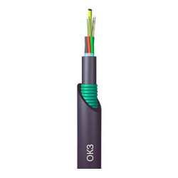 Кабель волоконно-оптический Трансвок, Multi Tube, 8хОВ, OM2 50/125мм, PE, d 10,6, цвет: чёрный Кабель волоконно-оптический Трансвок, Multi Tube, 8хОВ, OM2 50/125мм, PE, d 10,6, цвет: чёрный